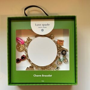 Kate Spade x Target - Gold Charm Bracelet with Colorful Accents